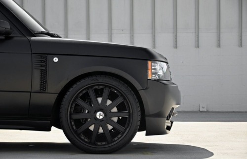 Matte Black Range Rover