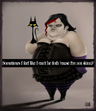 gothconfessions Full Confession Sometimes I feel like I can't be goth'