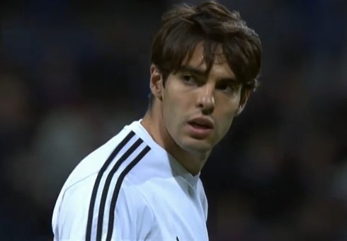Warming up. Vamos, Kaká!
Real Madrid vs. Real Sociedad, 24.03.2012