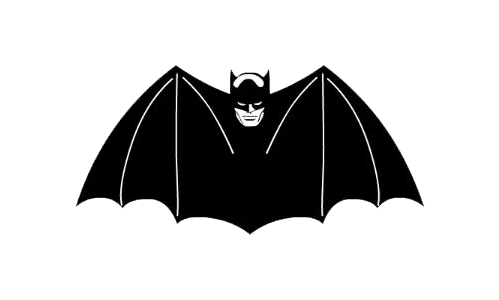 Evolução da logo do Batman.