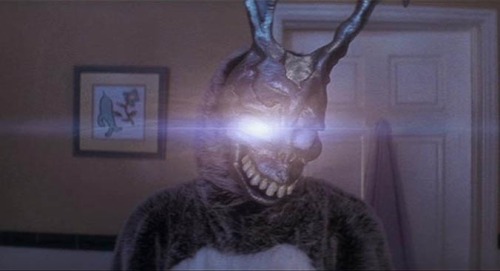 Tagged Frank the Bunny Donnie Darko cult scifi time travels movie mask