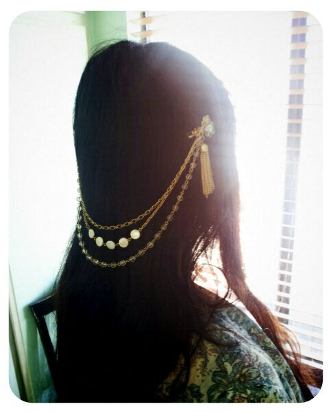 DIY PROJECT 1 THE BOHEMIAN HAIR CHAIN This project took me 30 minutes to 