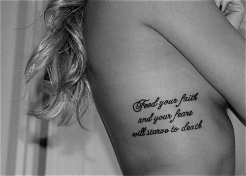 Tagged as body art girly life quotes sayings tattoos faith fears 