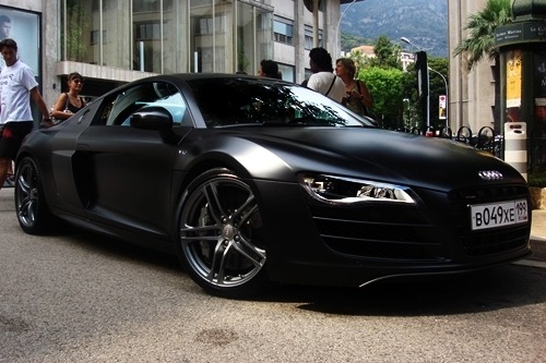 Matte Black Audi R8 kThis post has 2350 notes tThis was posted 3 weeks ago