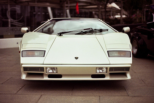 1985 White Lamborghini Countach Source armeeezy 