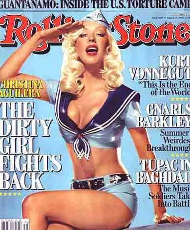 Christina Aguilera Rolling Stone sexy Sailor Cover