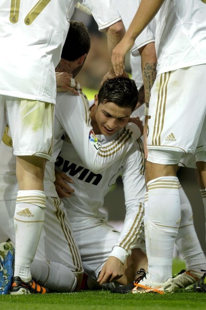 41 goals!
Real Madrid vs. Sporting Gijon 3:1, 14.04.2012(via Photo from Getty Images)