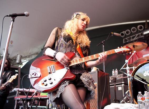 Courtney Love's rock group Hole first performed their single Doll Parts live