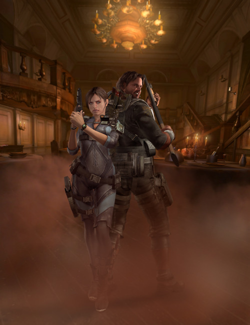 This bridges the gap between Resident Evil 4 and Resident Evil 5