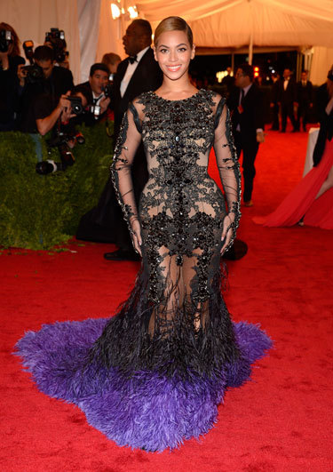 Beyonce wearing Givenchy
Met Gala 2012