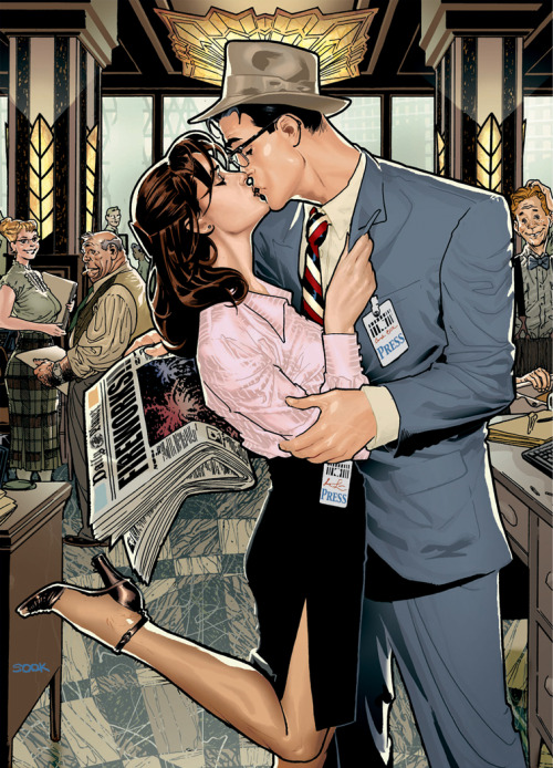 Clark Kent and Lois Lane art by Ryan Sook Clark Kent and Lois Lane