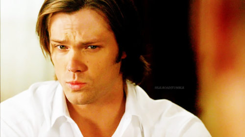 cwhroswell: michelle-the-winchester: I love his face so! Work it baby! 