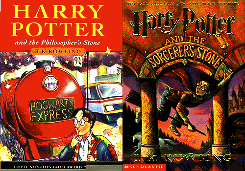  Harry Potter Books (UK and US Covers) 