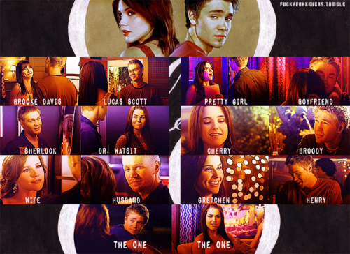 fuckyeahbrucas: Lucas: She’s the one Brooke: Lucas is the one for me 