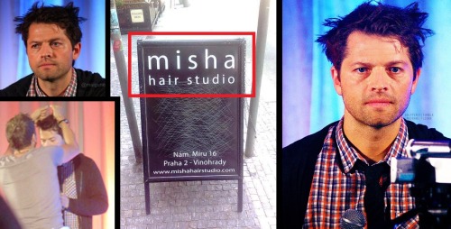 mr-ackles: j2porn: I had to - found this hair studio today in my hometown… I borrowed pictures from holyfires.tumblr.com; itsfuuh.tumblr.com and maigune.tumblr.com OMG: 3 I wonder if Seb is the hairdresser there