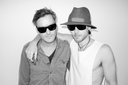 Balthazar Getty and Jared Leto at my studio #1