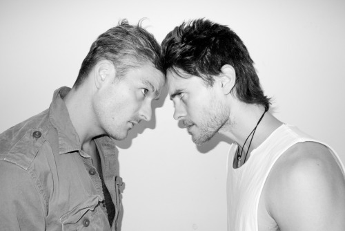 Balthazar Getty and Jared Leto at my studio #3
