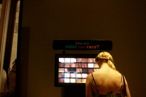 quitelikearthurdent:

“What is Race?” exhibit, Museum of Natural...