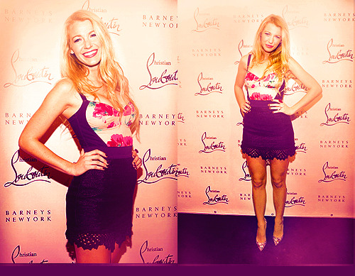  Blake Lively at the Christian Louboutin Cocktail Party - Nov 1 
