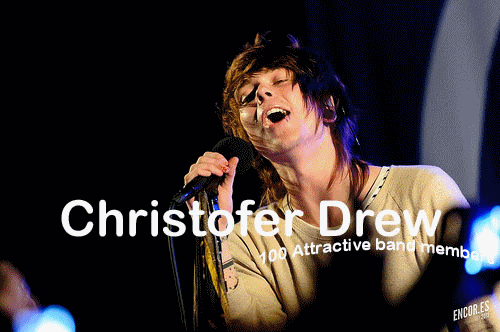 ineedtofindmywaybacktothestart: 100 Attractive Band Members (In No Particular Order) - Christofer Drew / Nevershoutnever 