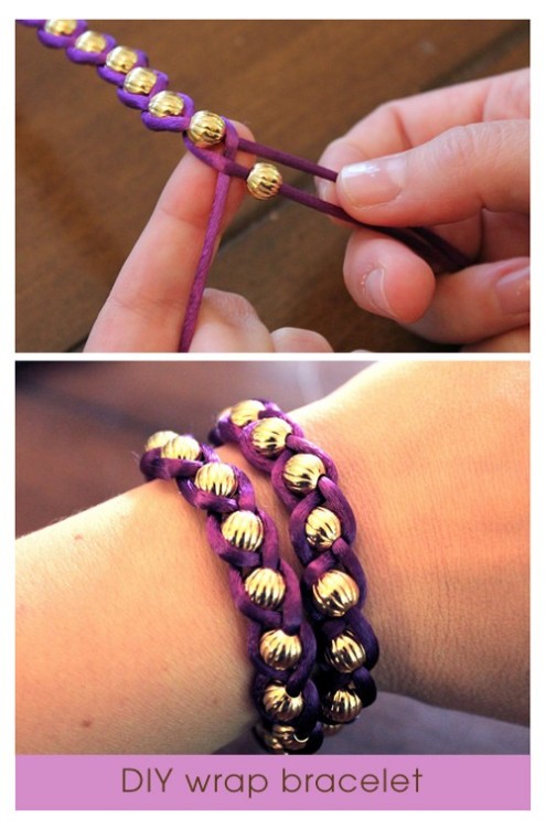 This bracelet looks great and is easy to make.