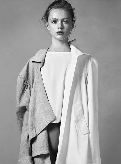 thebridewearsblack: Frida Gustavsson by Josh Olins 