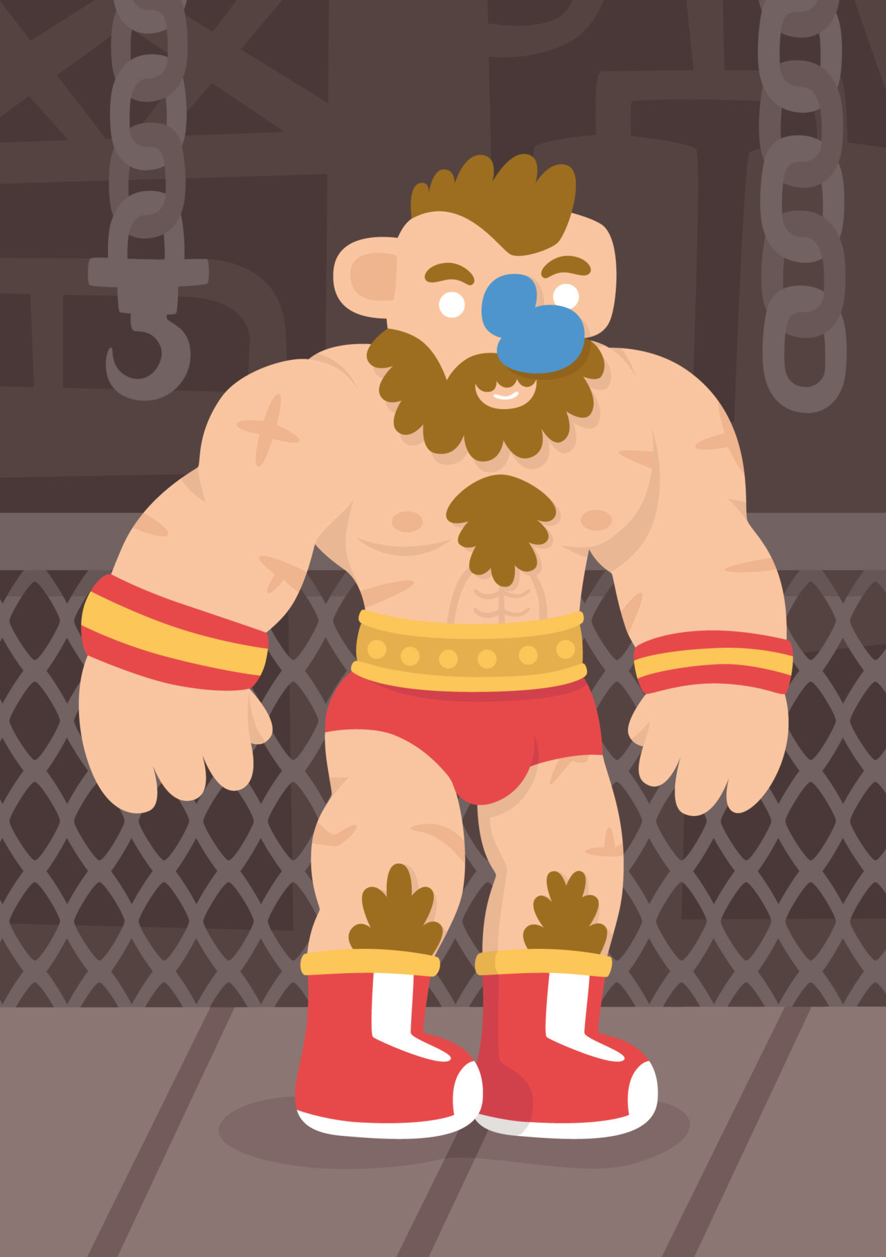 #2- Zangief &#8220;The Red Cyclone&#8221; by Emo Díaz.More of my work at www.friendswitheyes.tumblr.com &lt;3&lt;3 