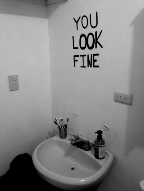 Random fact: I don’t have a mirror in my room. Without my...
