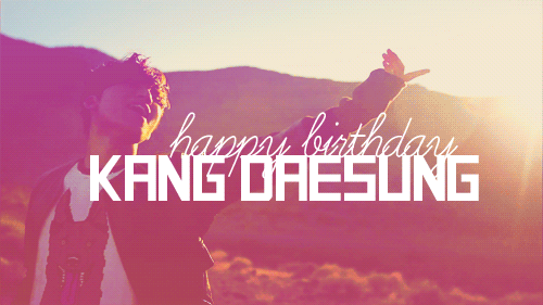 HAPPY BIRTHDAY KANG DAESUNG! Happy happy birthday to BIGBANG’s smiling angel, Kang Daesung. You don’t know how your smile could bring happiness, joy and inspiration to all of the VIPs around the world. Last year has been a tough year for you and I really wanna say thank you for being strong and coming back. Happy birthday and I wish that you’ll never lose that precious smile again. And always remember that we, VIPs, are always here for you, until whenever.